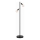 LED põrandalamp 2xE27/7W/230V 2000K must/kuldne