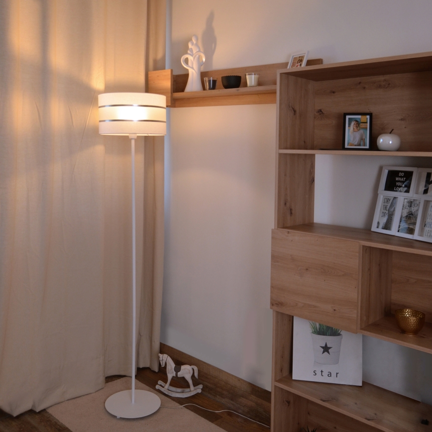 LED Põrandalamp HELEN 1xE27/15W/230V valge