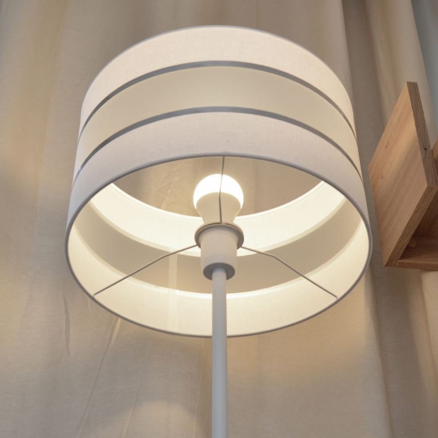 LED Põrandalamp HELEN 1xE27/15W/230V valge
