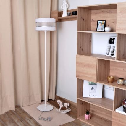 LED Põrandalamp HELEN 1xE27/15W/230V valge