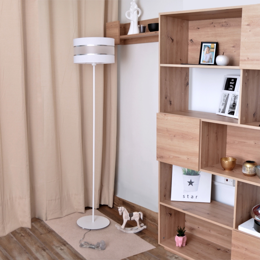 LED Põrandalamp HELEN 1xE27/15W/230V valge