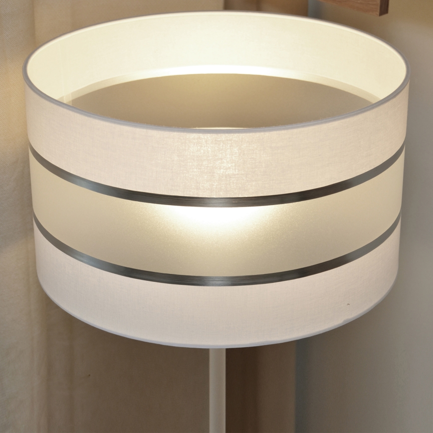 LED Põrandalamp HELEN 1xE27/15W/230V valge