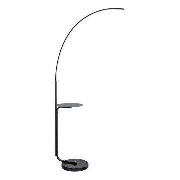 LED Põrandalamp koos lauaga LED/20W/230V 3000-6500K must