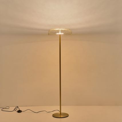 LED Põrandalamp LED/10W/230V 3000K kuldne