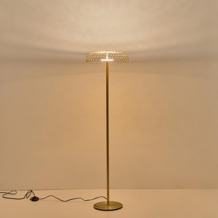 LED Põrandalamp LED/10W/230V 3000K kuldne
