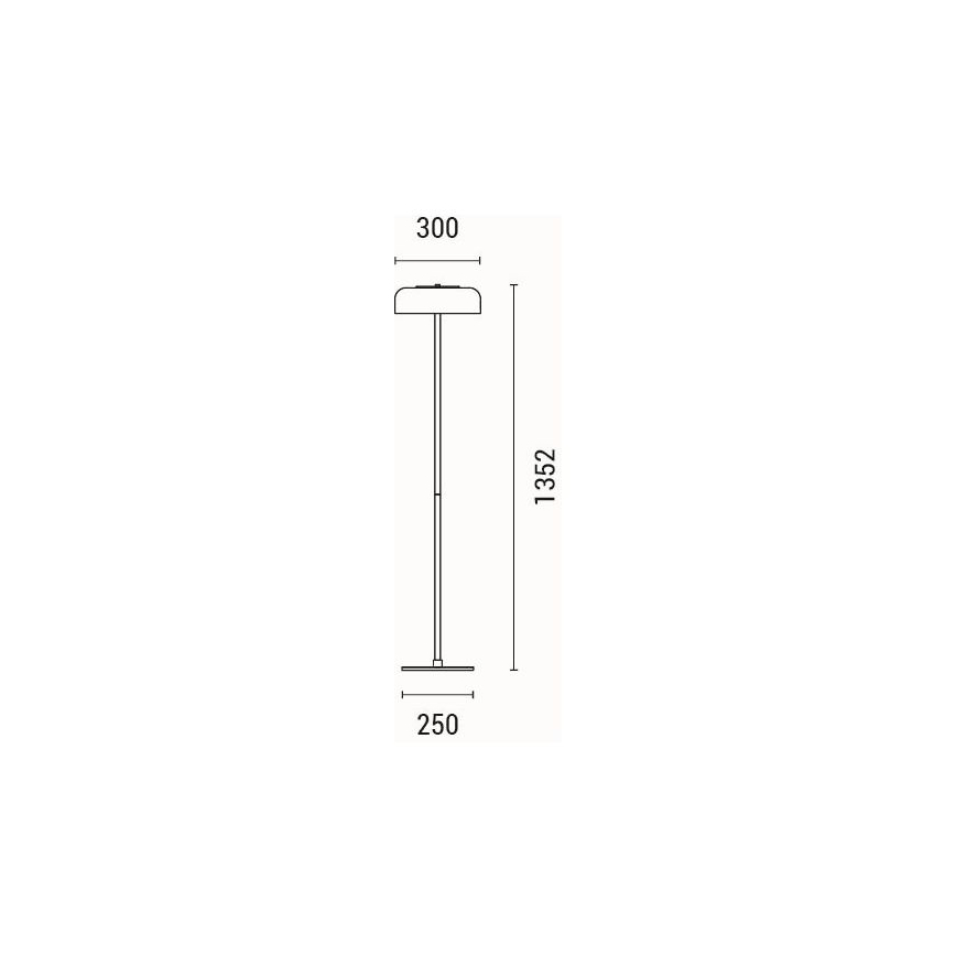 LED Põrandalamp LED/8W/230V 3000K