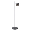 LED põrandalamp OFELIA 1xGX53/6W/230V must/suitsuhall