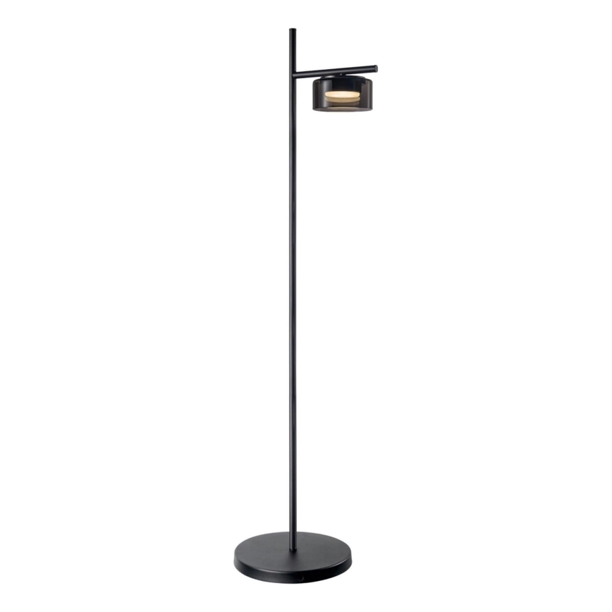 LED põrandalamp OFELIA 1xGX53/6W/230V must/suitsuhall