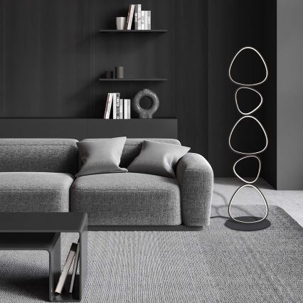 LED põrandalamp PETRA LED/48W/230V must