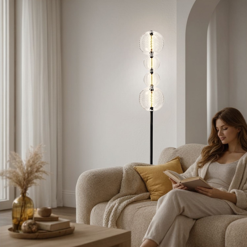 LED-põrandalamp PLAYA LED/15W/230V must