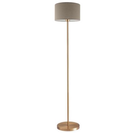 LED-põrandalamp TUNJA 1xE27/20W/230V läbimõõt 30 cm kuldne/taupe