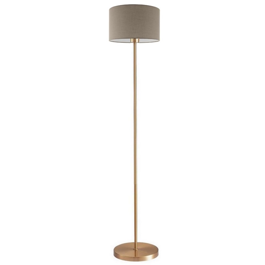 LED-põrandalamp TUNJA 1xE27/20W/230V läbimõõt 30 cm kuldne/taupe