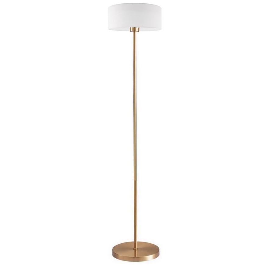 LED põrandalamp TUNJA 1xE27/20W/230V, läbimõõt 30 cm, kuldne/valge