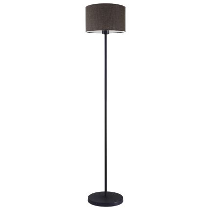 LED-põrandalamp TUNJA 1xE27/20W/230V läbimõõt 30 cm must/pruun