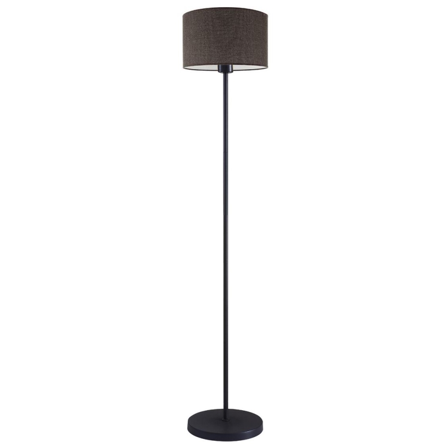 LED-põrandalamp TUNJA 1xE27/20W/230V läbimõõt 30 cm must/pruun
