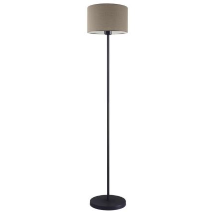 LED-põrandalamp TUNJA 1xE27/20W/230V, läbimõõt 30 cm, must/taupe