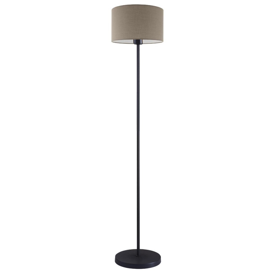 LED-põrandalamp TUNJA 1xE27/20W/230V, läbimõõt 30 cm, must/taupe