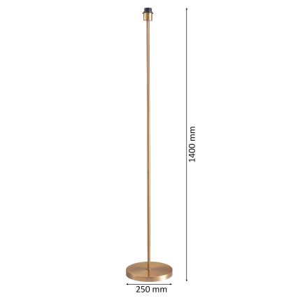 LED-põrandalamp TUNJA 1xE27/20W/230V, läbimõõt 38 cm, kuldne/pruun