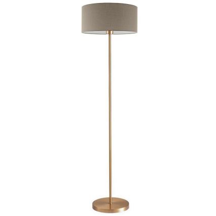 LED põrandalamp TUNJA 1xE27/20W/230V läbimõõt 38 cm kuldne/taupe