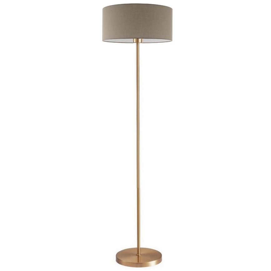 LED põrandalamp TUNJA 1xE27/20W/230V läbimõõt 38 cm kuldne/taupe