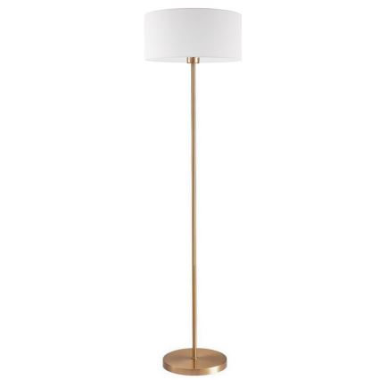 LED põrandalamp TUNJA 1xE27/20W/230V läbimõõt 38 cm kuldne/valge