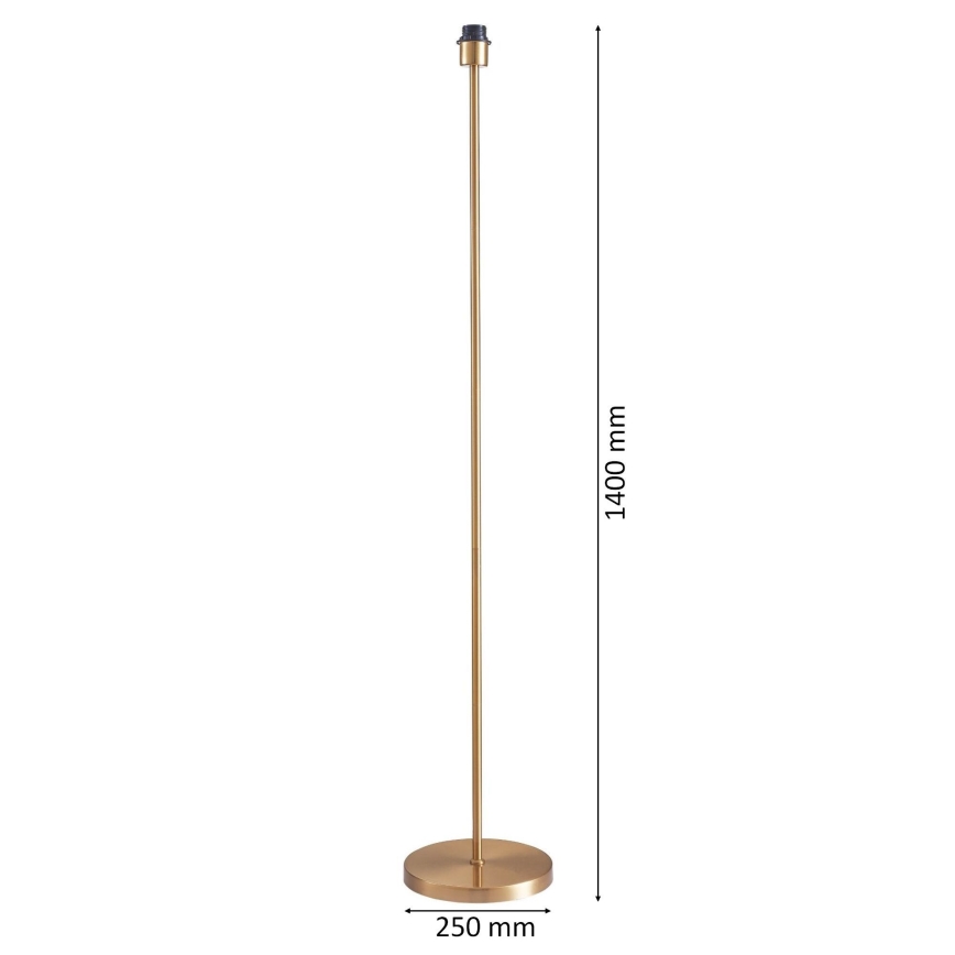 LED põrandalamp TUNJA 1xE27/20W/230V läbimõõt 38 cm kuldne/valge