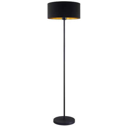 LED põrandalamp TUNJA 1xE27/20W/230V läbimõõt 38 cm must