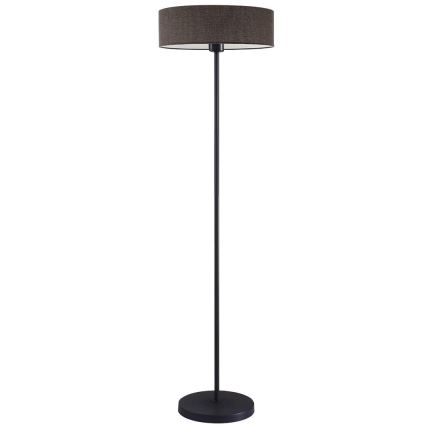 LED-põrandalamp TUNJA 1xE27/20W/230V läbimõõt 38 cm must/pruun