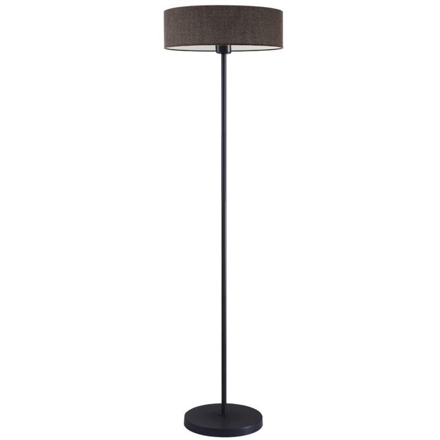 LED-põrandalamp TUNJA 1xE27/20W/230V läbimõõt 38 cm must/pruun