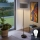 LED-põrandalamp TUNJA 1xE27/20W/230V, läbimõõt 38 cm, must/taupe