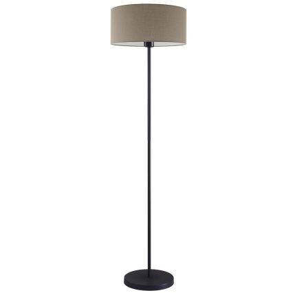 LED-põrandalamp TUNJA 1xE27/20W/230V, läbimõõt 38 cm, must/taupe