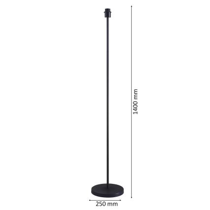 LED-põrandalamp TUNJA 1xE27/20W/230V, läbimõõt 38 cm, must/taupe