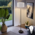 LED põrandalamp TUNJA 1xE27/20W/230V, läbimõõt 38 cm, must/valge