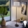 LED põrandalamp TUNJA 1xE27/20W/230V, läbimõõt 38 cm, must/valge