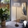 LED põrandalamp TUNJA 1xE27/20W/230V läbimõõt 38 cm must/valge