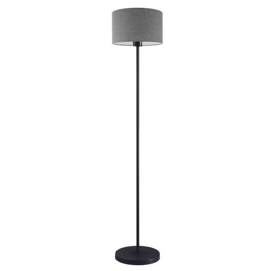LED-põrandalamp TUNJA 1xE27/20W/230V Ø 30 cm, must/hall