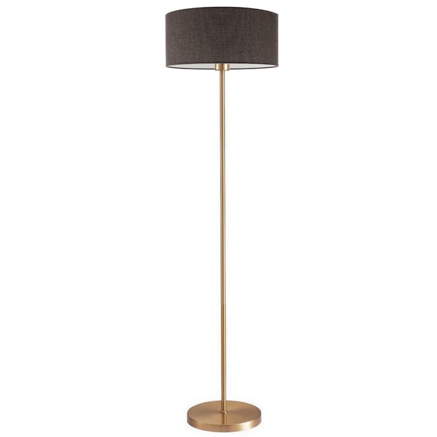 LED-põrandalamp TUNJA 1xE27/20W/230V Ø 38 cm kuldne/pruun