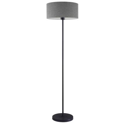 LED põrandalamp TUNJA 1xE27/20W/230V Ø 38 cm must/hall