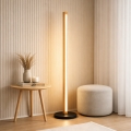 LED Põrandalamp VERDE LED/18W/230V 3000K tamm/must