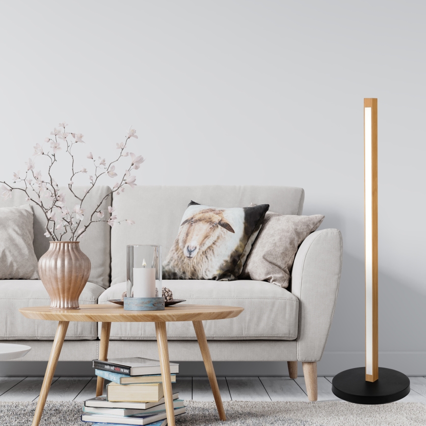 LED Põrandalamp VERDE LED/18W/230V 3000K tamm/must