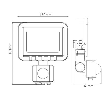 LED-prožektor anduriga LED/30W/230V IP65
