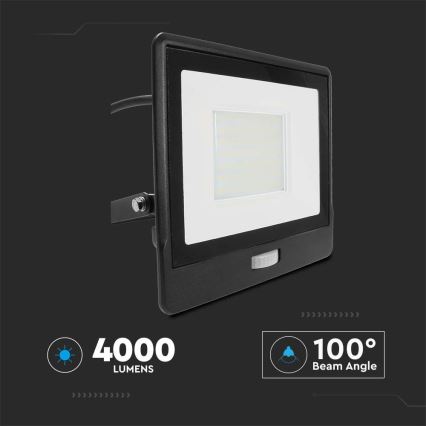 LED Prožektor anduriga LED/50W/230V 6500K IP65 must