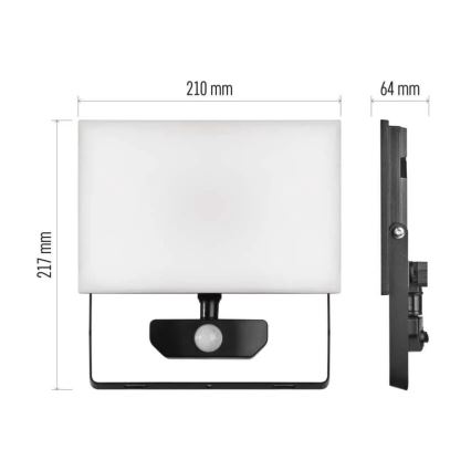 LED Prožektor anduriga TAMBO LED/50W/230V 4000K IP54