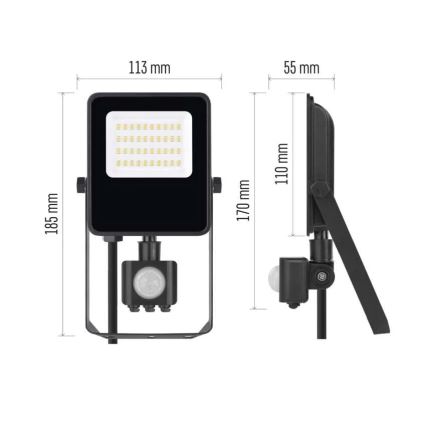 LED Prožektor anduriga VISIO LED/20W/230V 4000K IP65