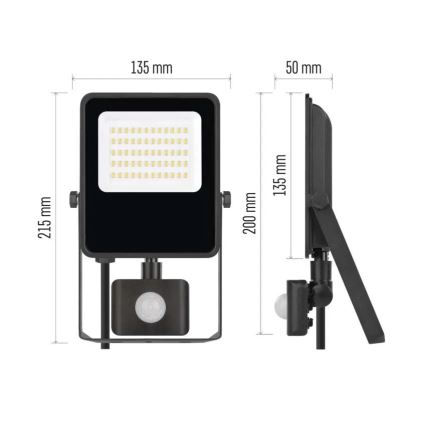 LED Prožektor anduriga VISIO LED/30W/230V 4000K IP65