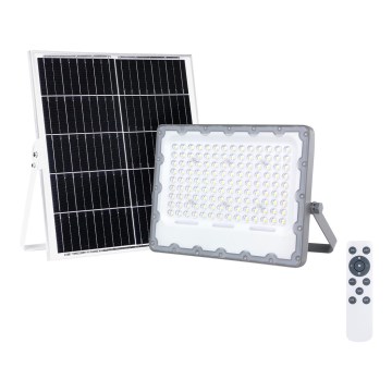 LED-prožektor FOCUS päikesepaneeliga, LED/100W, 15000 mAh 3,2V, 6000K, IP65 + kaugjuhtimispult