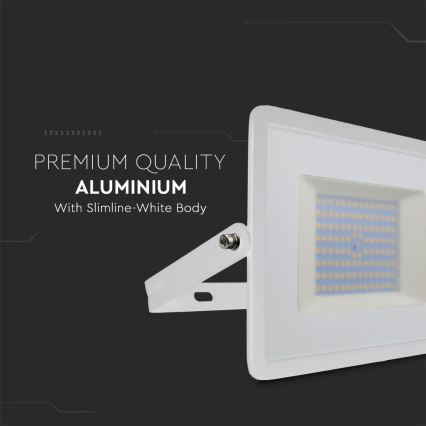 LED Prožektor LED/100W/230V 6500K IP65 valge