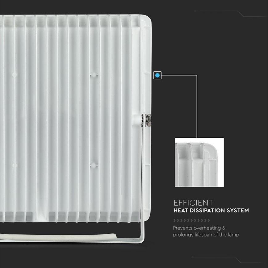LED Prožektor LED/100W/230V 6500K IP65 valge