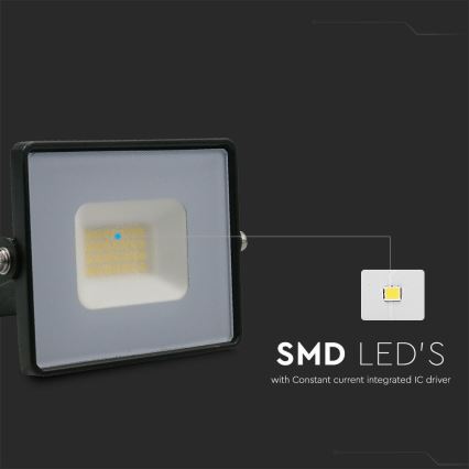 LED Prožektor LED/20W/230V 6500K IP65 must