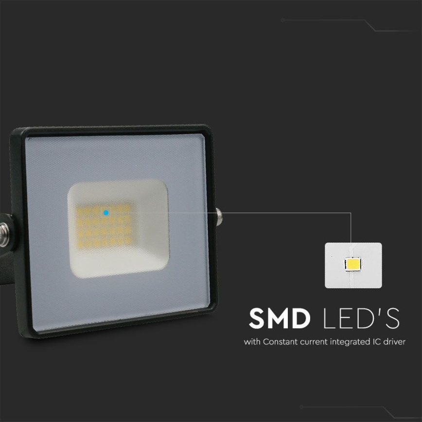 LED Prožektor LED/20W/230V 6500K IP65 must